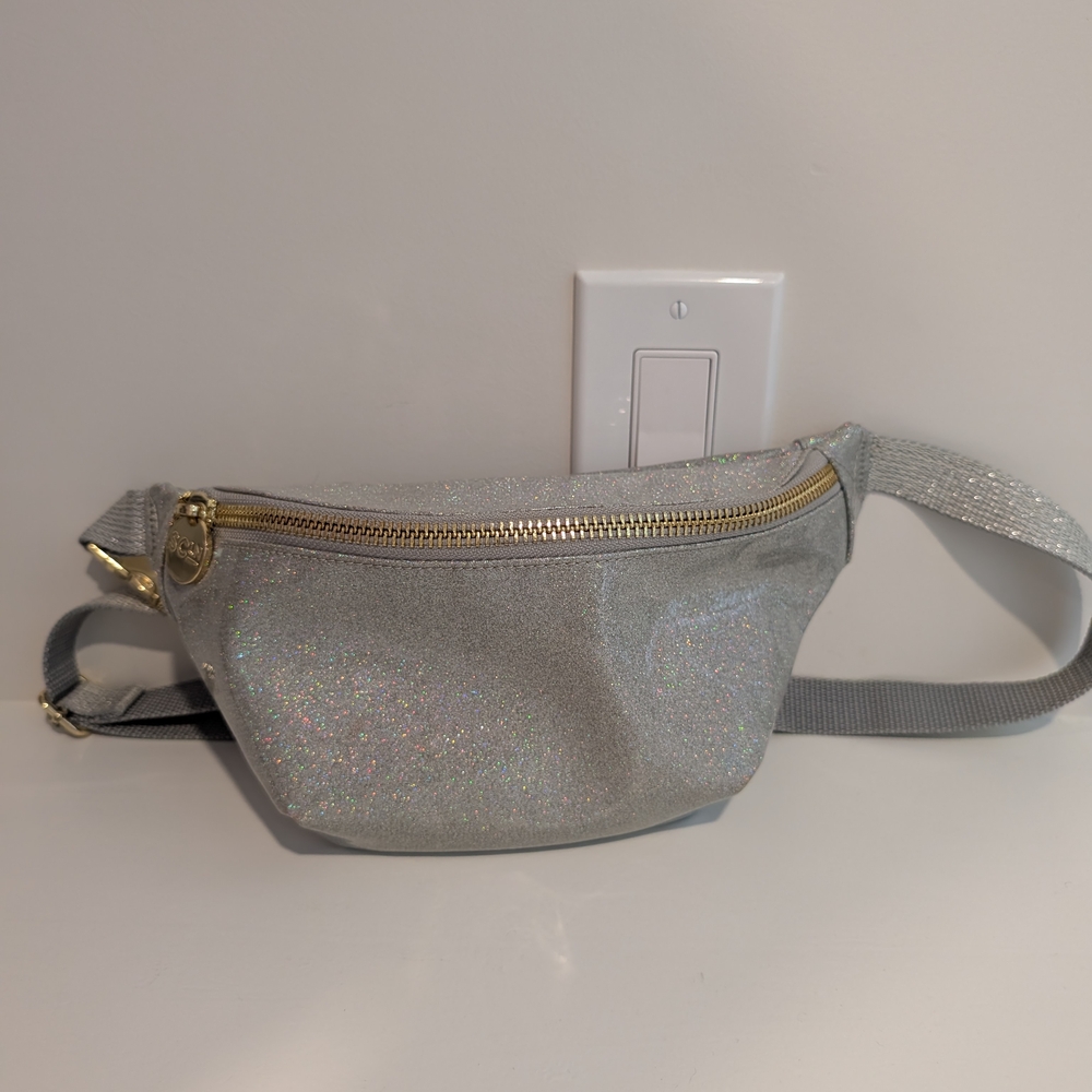 Stoney Clover lane Silver Glitter Fanny Pack